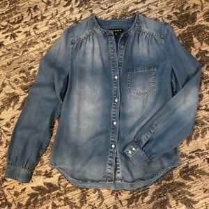 Trouve Denim Blouse